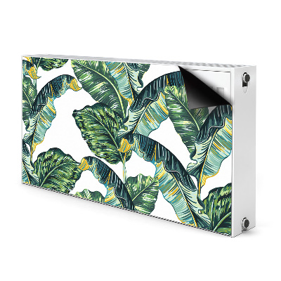 Magnetic radiator mat Exotic leaves