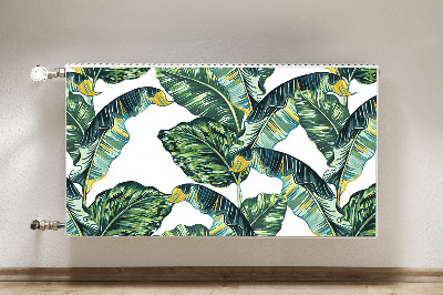 Magnetic radiator mat Exotic leaves