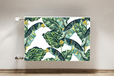 Magnetic radiator mat Exotic leaves