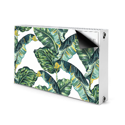 Magnetic radiator mat Exotic leaves