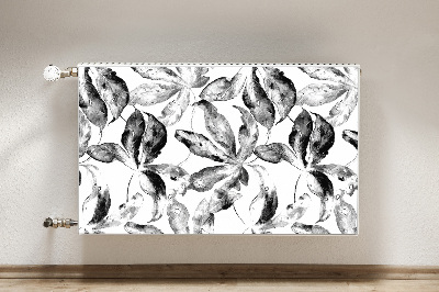 Magnetic radiator cover Painted leaves