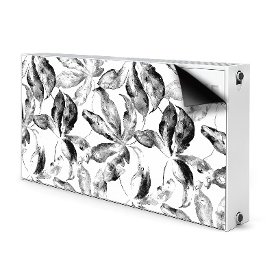 Magnetic radiator cover Painted leaves