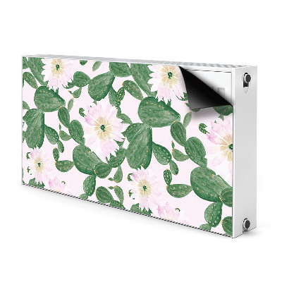 Printed radiator mat Flowering cacti