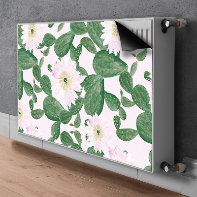 Printed radiator mat Flowering cacti