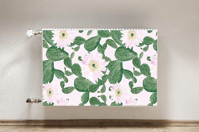 Printed radiator mat Flowering cacti