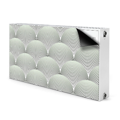 Magnetic radiator mat Semicircle pattern