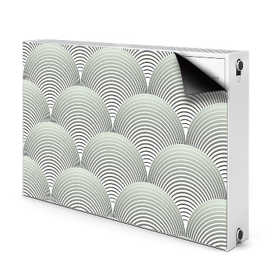 Magnetic radiator mat Semicircle pattern