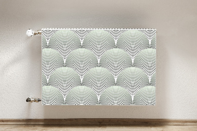 Magnetic radiator mat Semicircle pattern