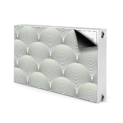 Magnetic radiator mat Semicircle pattern