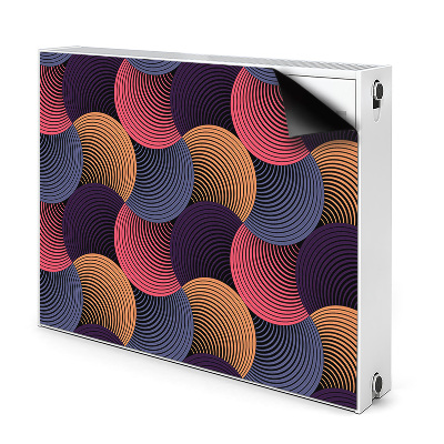 Decorative radiator cover Colorful pattern