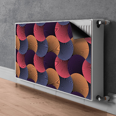 Decorative radiator cover Colorful pattern