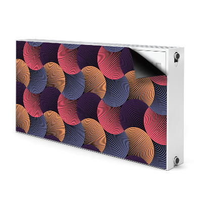 Decorative radiator cover Colorful pattern