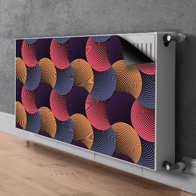 Decorative radiator cover Colorful pattern