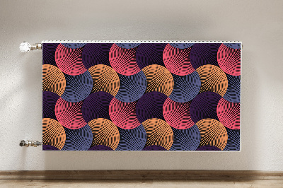 Decorative radiator cover Colorful pattern