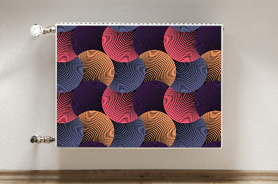 Decorative radiator cover Colorful pattern