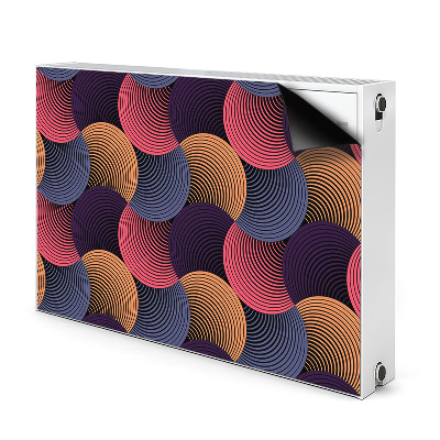 Decorative radiator cover Colorful pattern