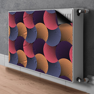 Decorative radiator cover Colorful pattern