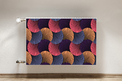 Decorative radiator cover Colorful pattern