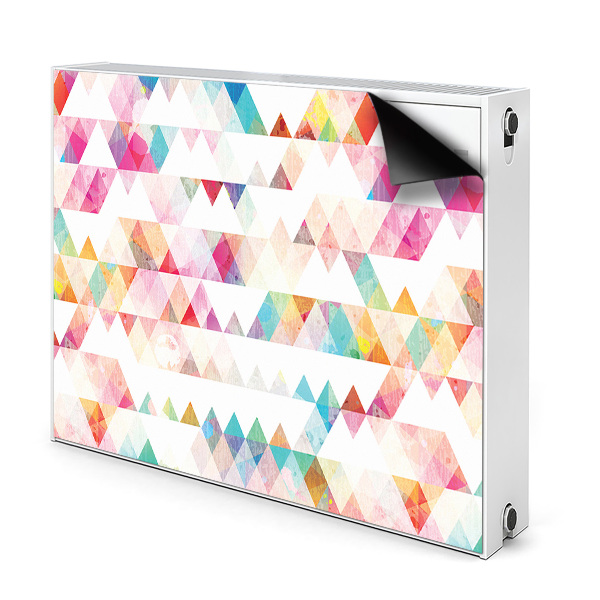 Magnetic radiator mat Geometry triangles