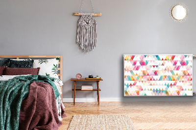 Magnetic radiator mat Geometry triangles