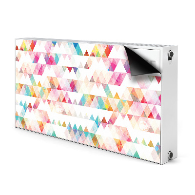 Magnetic radiator mat Geometry triangles