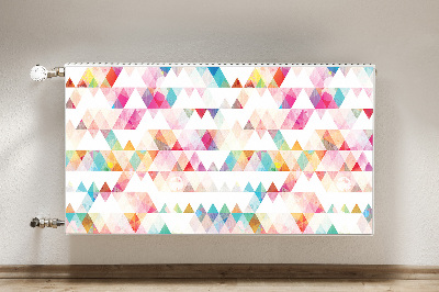 Magnetic radiator mat Geometry triangles