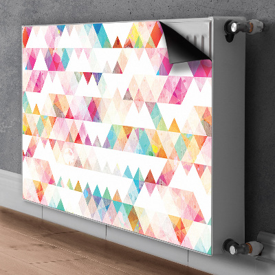 Magnetic radiator mat Geometry triangles