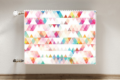 Magnetic radiator mat Geometry triangles