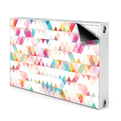 Magnetic radiator mat Geometry triangles