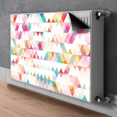 Magnetic radiator mat Geometry triangles