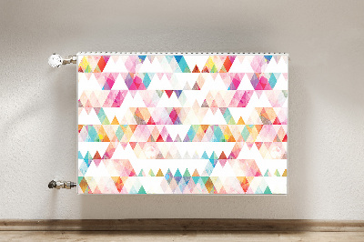 Magnetic radiator mat Geometry triangles