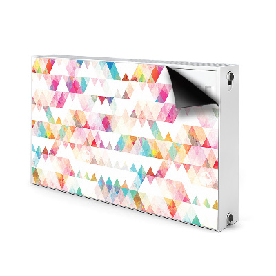 Magnetic radiator mat Geometry triangles