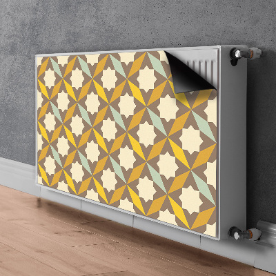 Magnetic radiator mat Vintage pattern