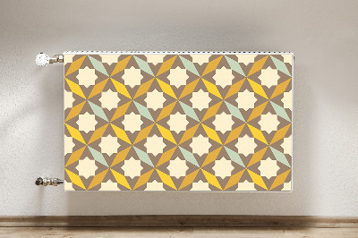 Magnetic radiator mat Vintage pattern