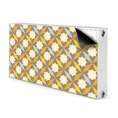 Magnetic radiator mat Vintage pattern