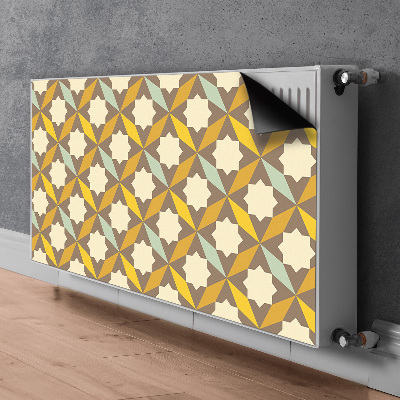 Magnetic radiator mat Vintage pattern