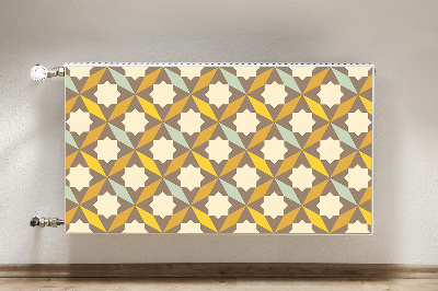 Magnetic radiator mat Vintage pattern