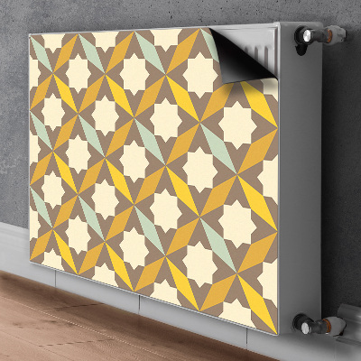 Magnetic radiator mat Vintage pattern