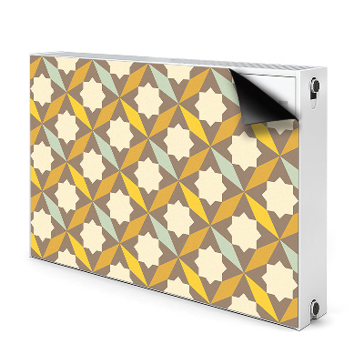 Magnetic radiator mat Vintage pattern