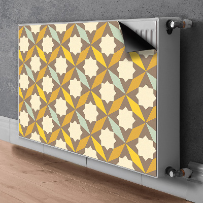 Magnetic radiator mat Vintage pattern