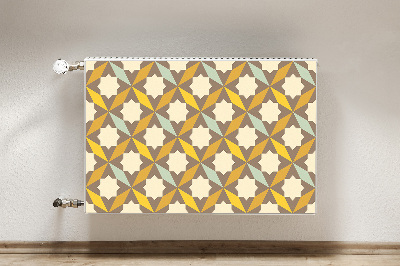 Magnetic radiator mat Vintage pattern