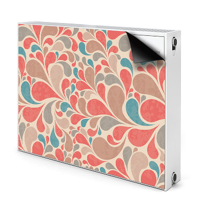 Decorative radiator cover Colorful tears