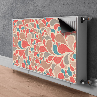 Decorative radiator cover Colorful tears