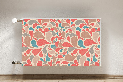 Decorative radiator cover Colorful tears