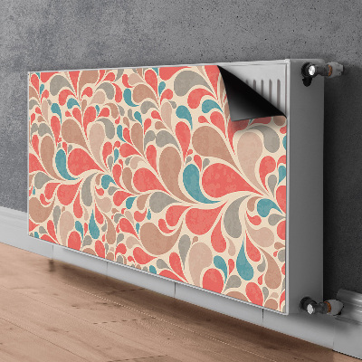 Decorative radiator cover Colorful tears