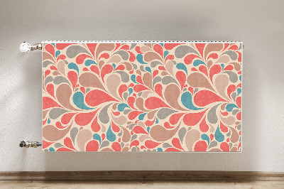 Decorative radiator cover Colorful tears