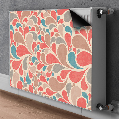 Decorative radiator cover Colorful tears