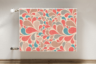 Decorative radiator cover Colorful tears