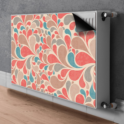 Decorative radiator cover Colorful tears