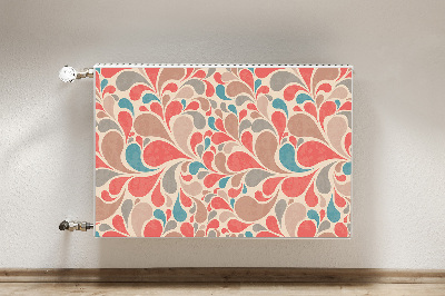 Decorative radiator cover Colorful tears